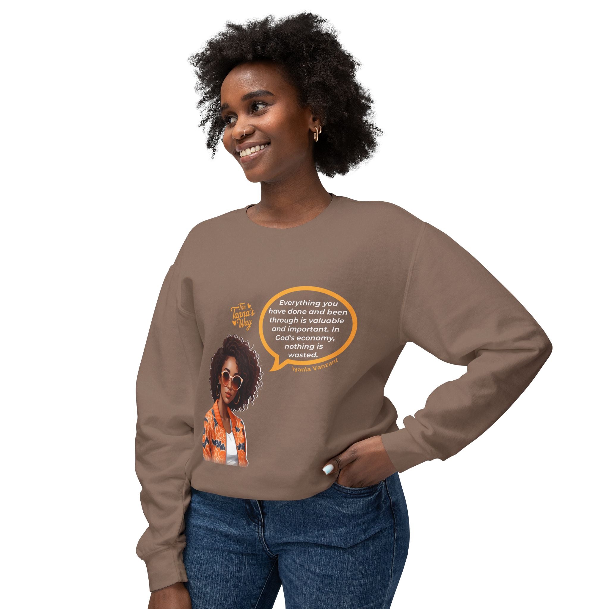 Lyanla Vanzant | Unisex Lightweight Crewneck Sweatshirt